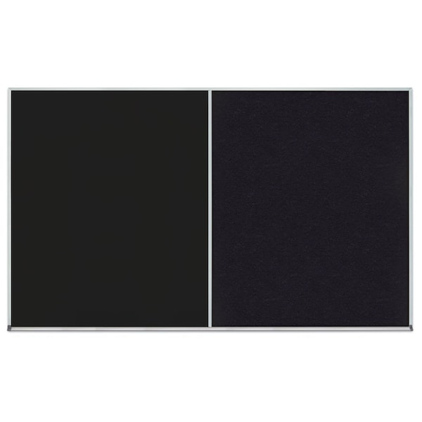 Enclosed Corkboard, 1 Door, 24"x36", 4" Fra